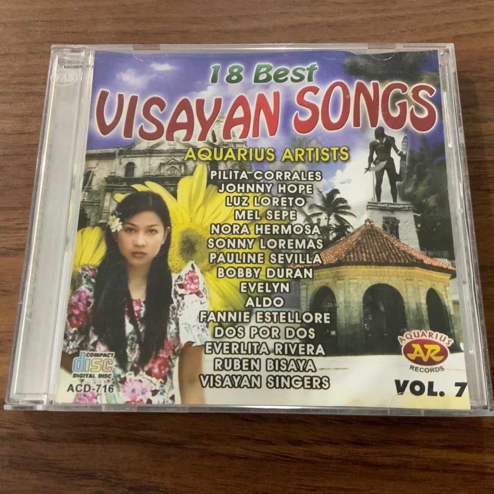 18 Best Visayan Songs Vol 7 CD Aquarius Artists Pilita Corrales OPM ACD-716